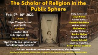 The Scholar of Religion in the Public Sphere Flyer